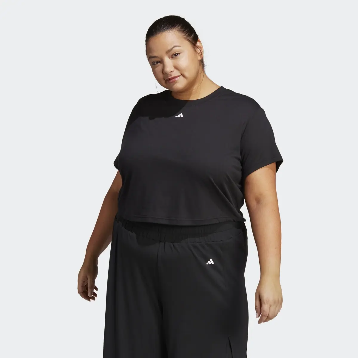 Plus Size adidas Logo Tee