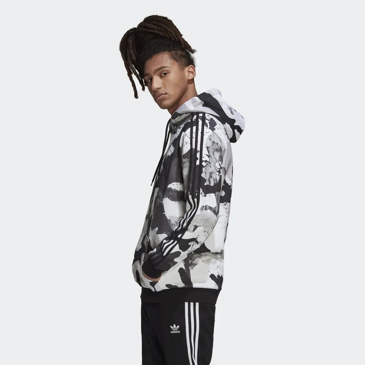 Adidas Camo Series Allover Print Hoodie. 3