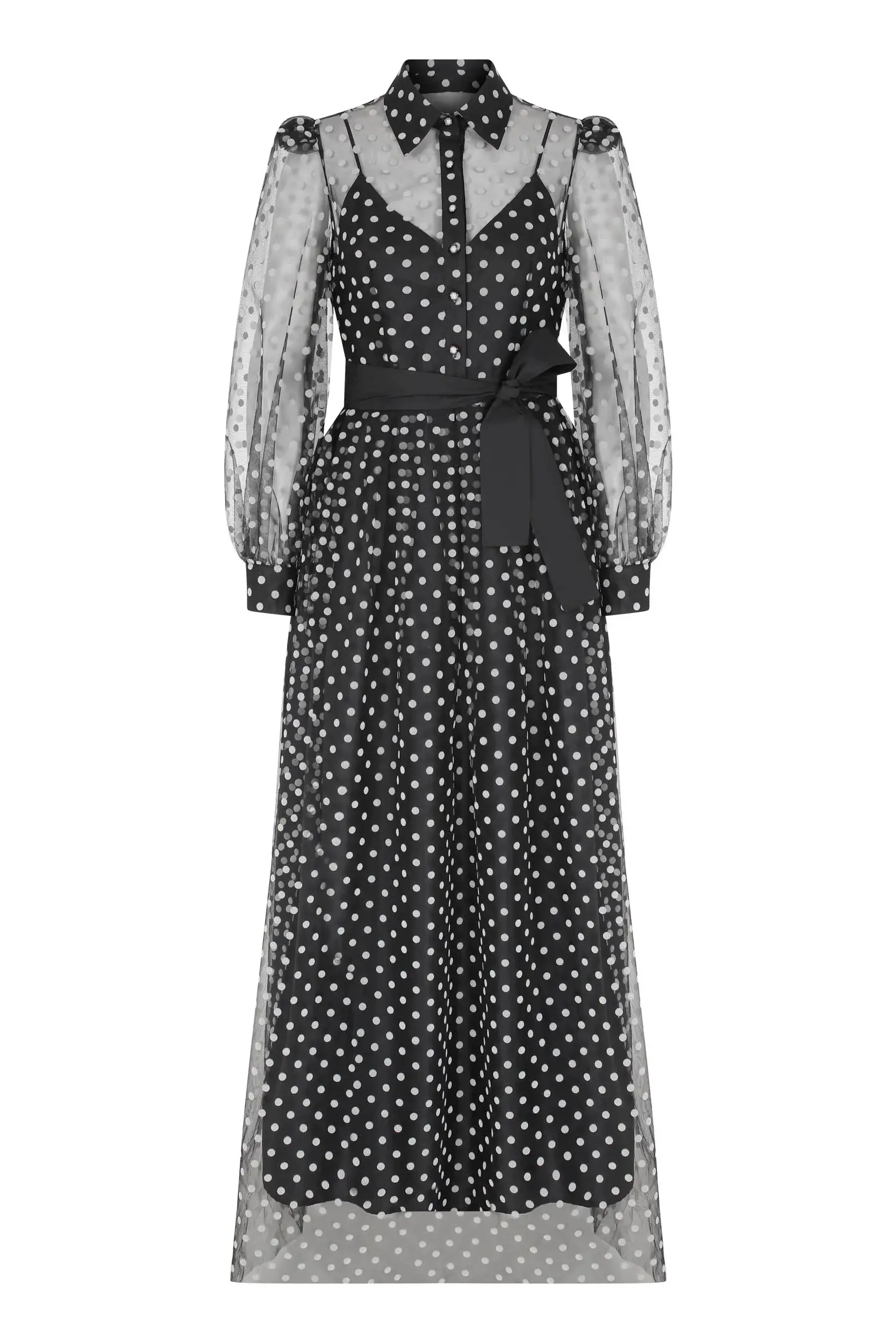 Roman Tulle Detailed Evening Dress - 4 / ORIGINAL. 1