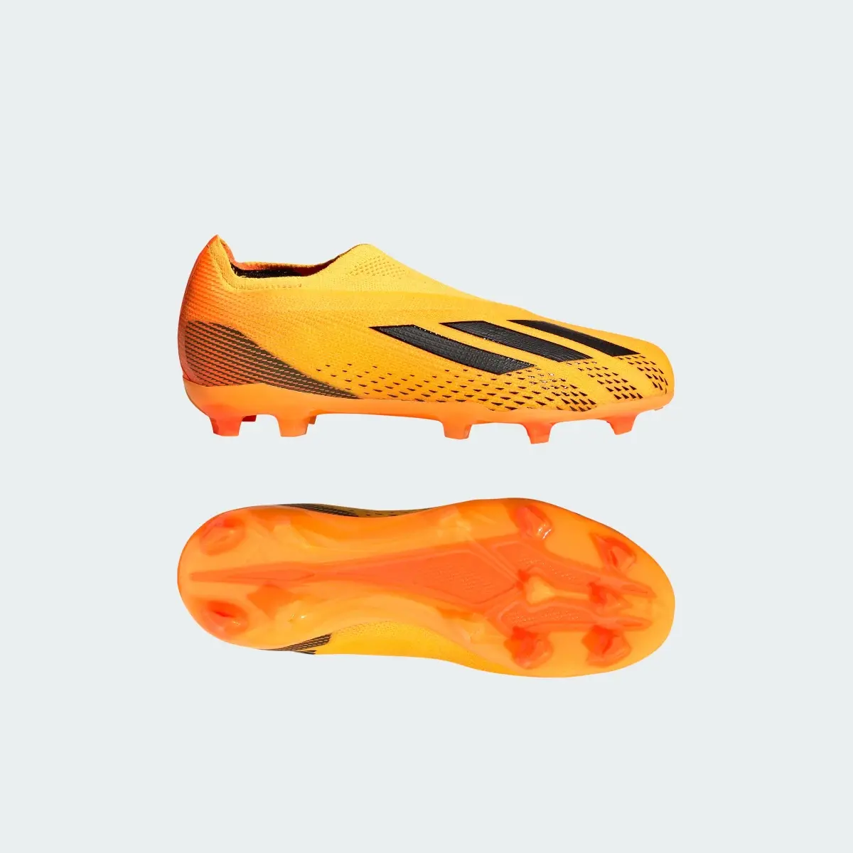 Adidas X Speedportal+ Laceless Firm Ground Soccer Cleats. 1