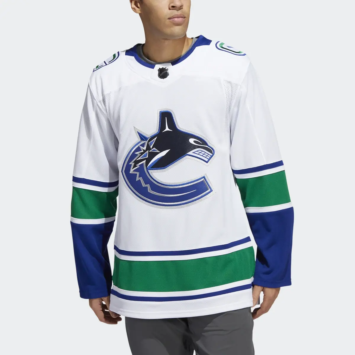 Adidas Canucks Away Authentic Pro Jersey. 1