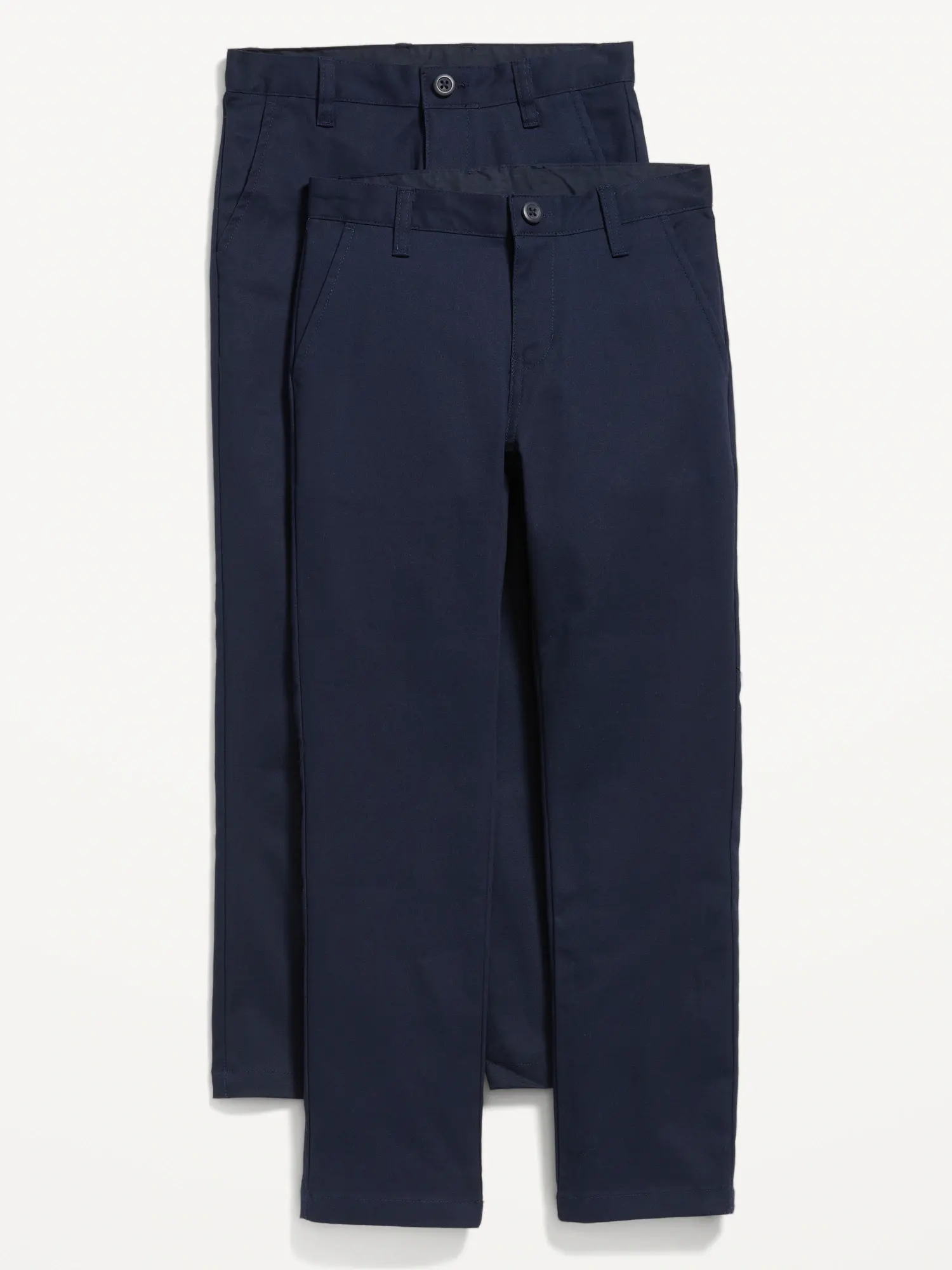 Old Navy Slim School Uniform Chino Pants 2-Pack for Boys blue. 1