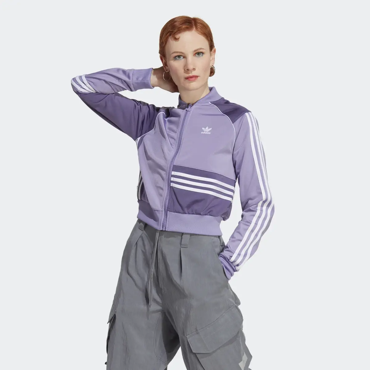 Adidas Track jacket Crop. 2