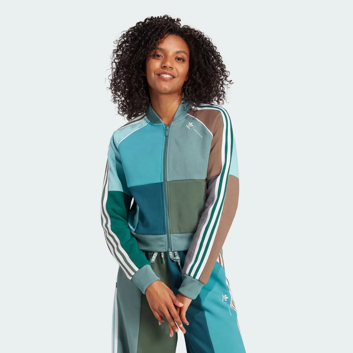 Adidas x KSENIASCHNAIDER Reprocessed Short Track Jacket. 2