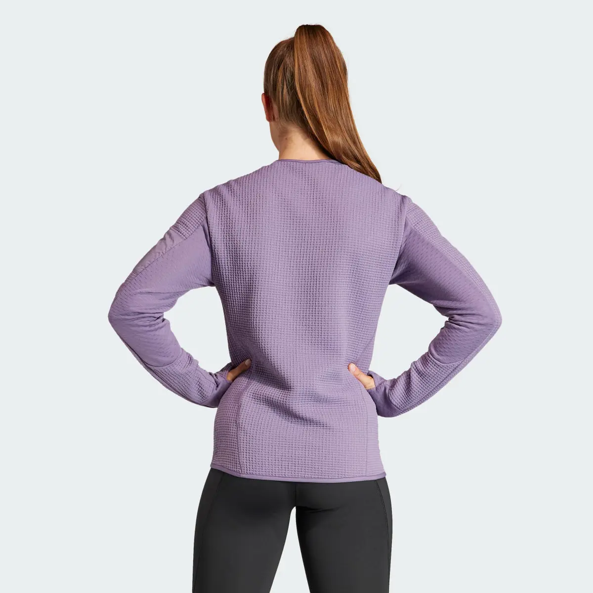 Adidas Ultimate Conquer the Elements COLD.RDY Half-Zip Running Long-sleeve Top. 3