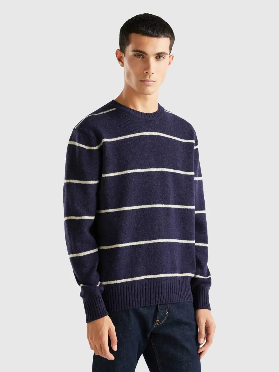 Benetton sweater in pure shetland wool. 1