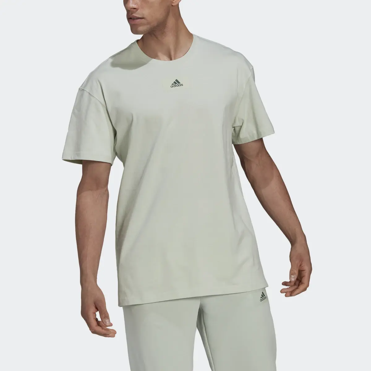Adidas Essentials FeelVivid Drop Shoulder T-Shirt. 1