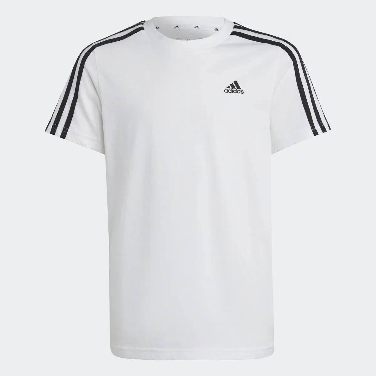 Adidas Essentials 3-Stripes Cotton T-Shirt. 3