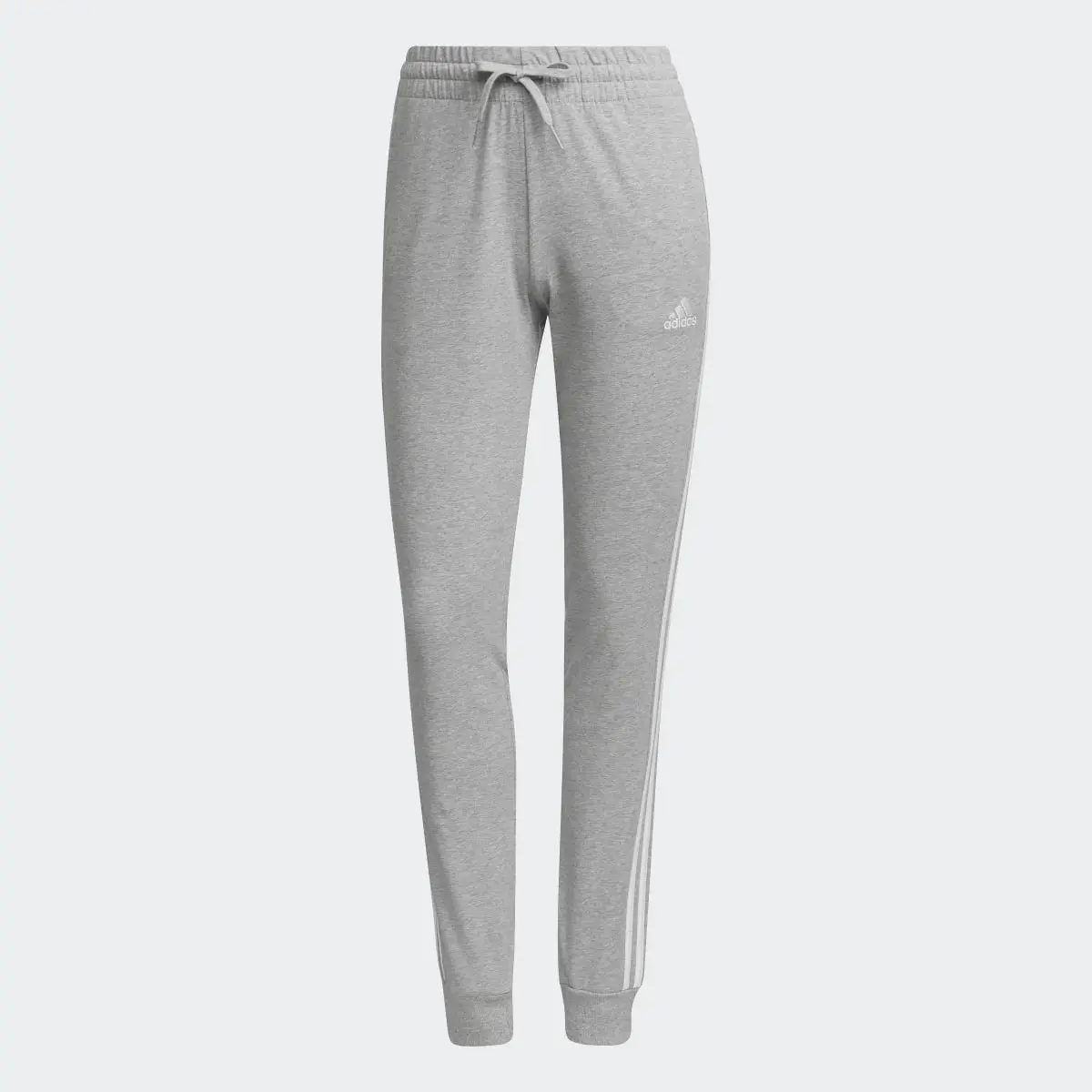 Adidas Pantaloni Essentials Single Jersey 3-Stripes. 1