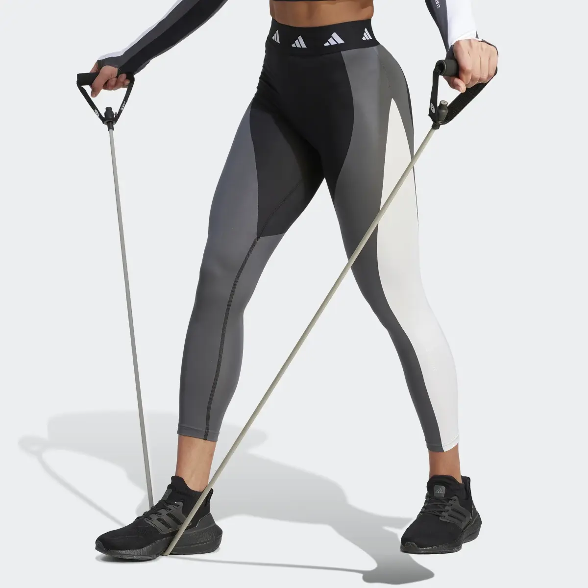 Adidas Techfit Colorblock 7/8 Leggings. 1