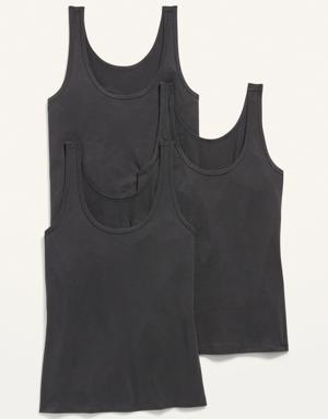 Old Navy First-Layer Tank Top 3-Pack for Women black