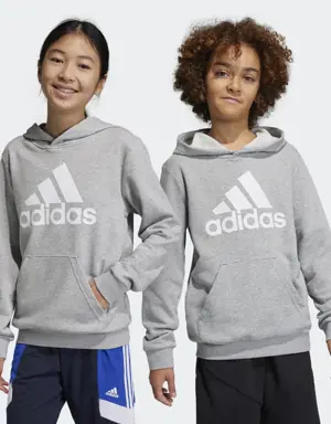 Adidas Sudadera con Gorro Essentials Logo Grande Algodón