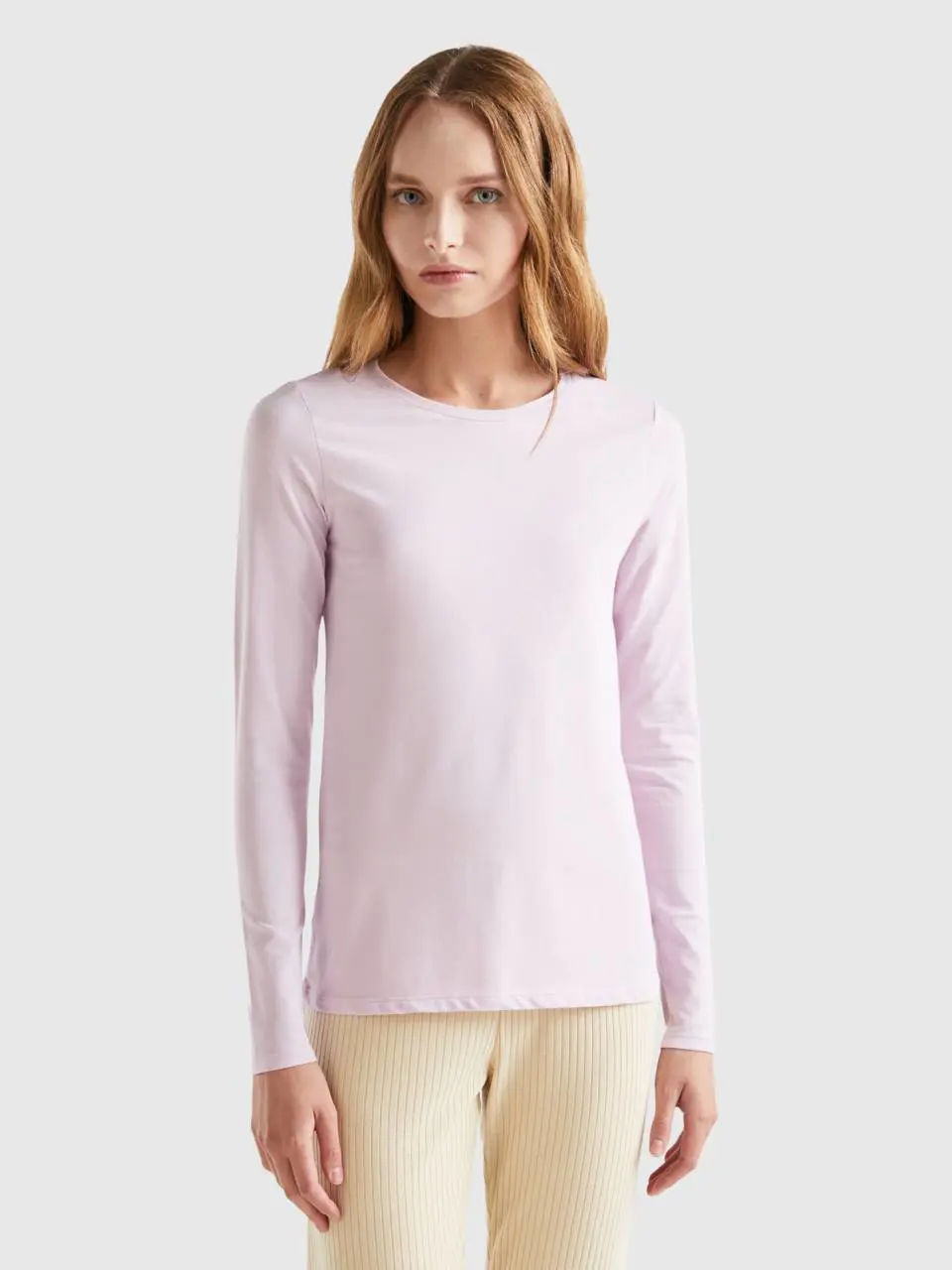 Benetton long sleeve super stretch t-shirt. 1