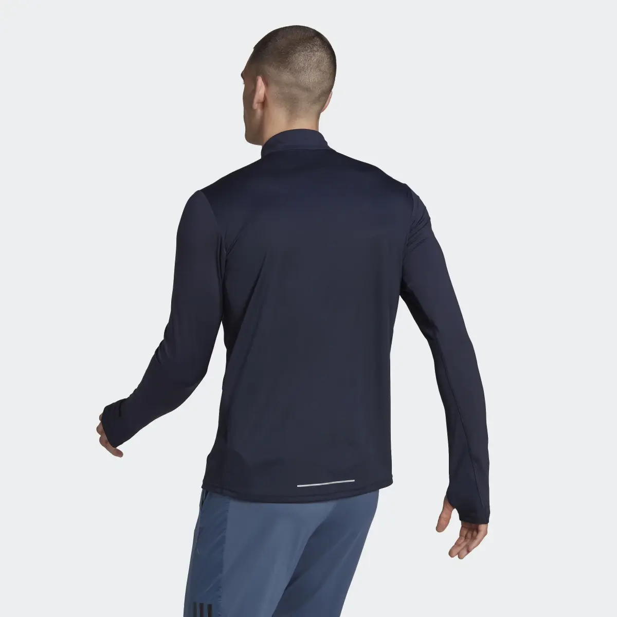 Adidas Own The Run 1/2 Zip Long Sleeve Long-Sleeve Top. 3