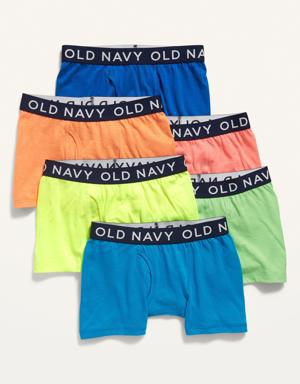 Old Navy Boxer-Briefs 6-Pack For Boys pink