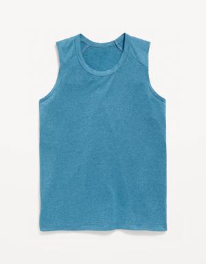 Old Navy Cloud 94 Soft Go-Dry Cool Performance Tank for Boys blue