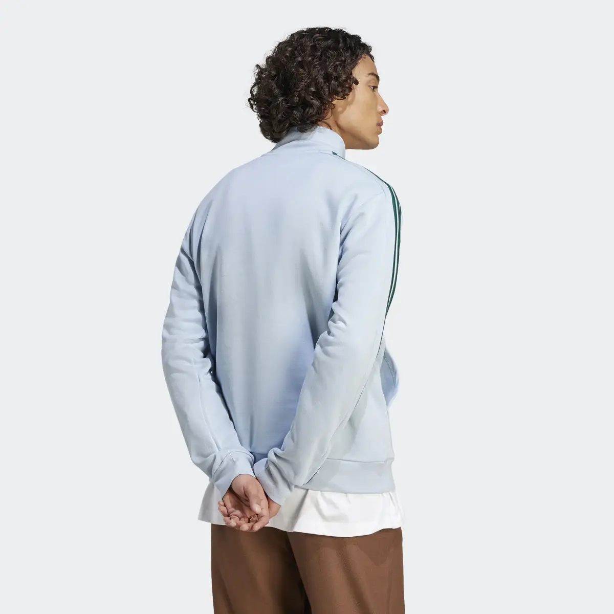 Adidas Essentials Fleece 3-Stripes 1/4-Zip Sweatshirt. 3