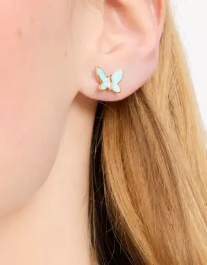 Social Butterfly Mini Studs