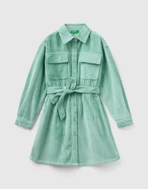 corduroy shirt dress