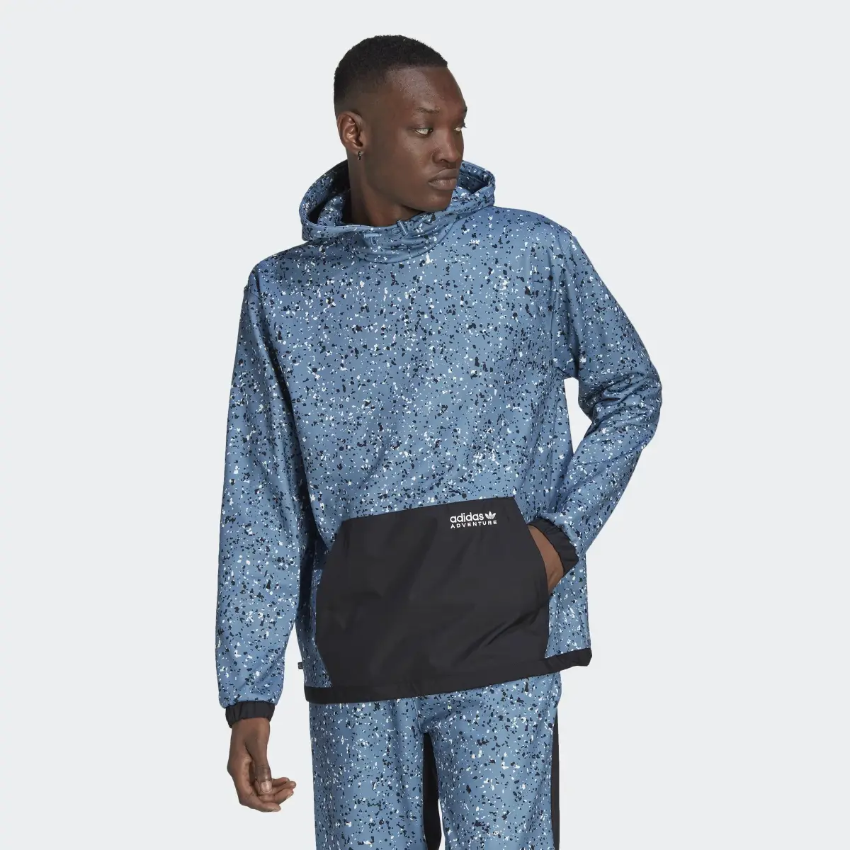 Adidas Adventure Winter Allover Print Hoodie. 2