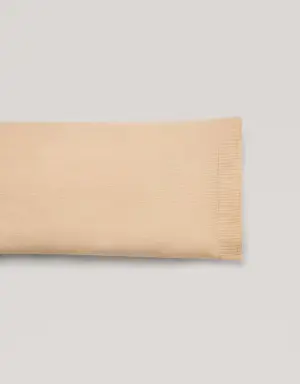 Mango Poszewka na poduszkę z bawełnianego muślinu 45 x 110 cm