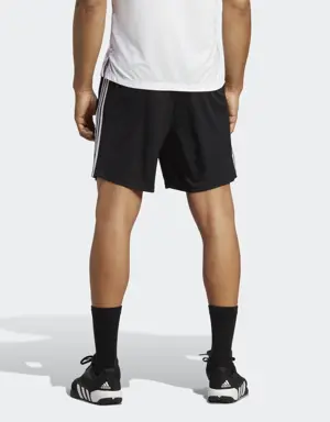 Train Essentials Piqué 3-Stripes Training Shorts