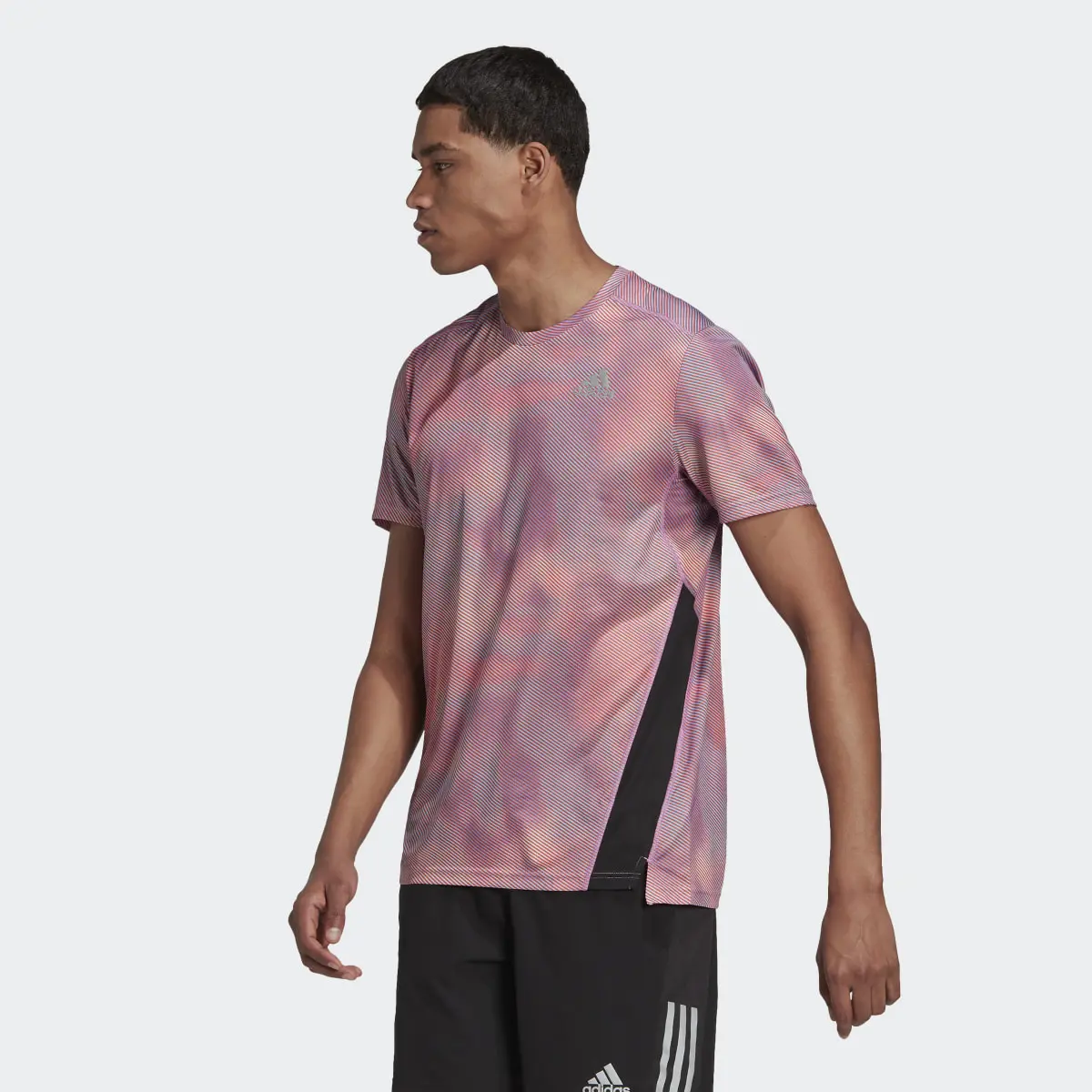 Adidas Own the Run Colorblock T-Shirt. 2