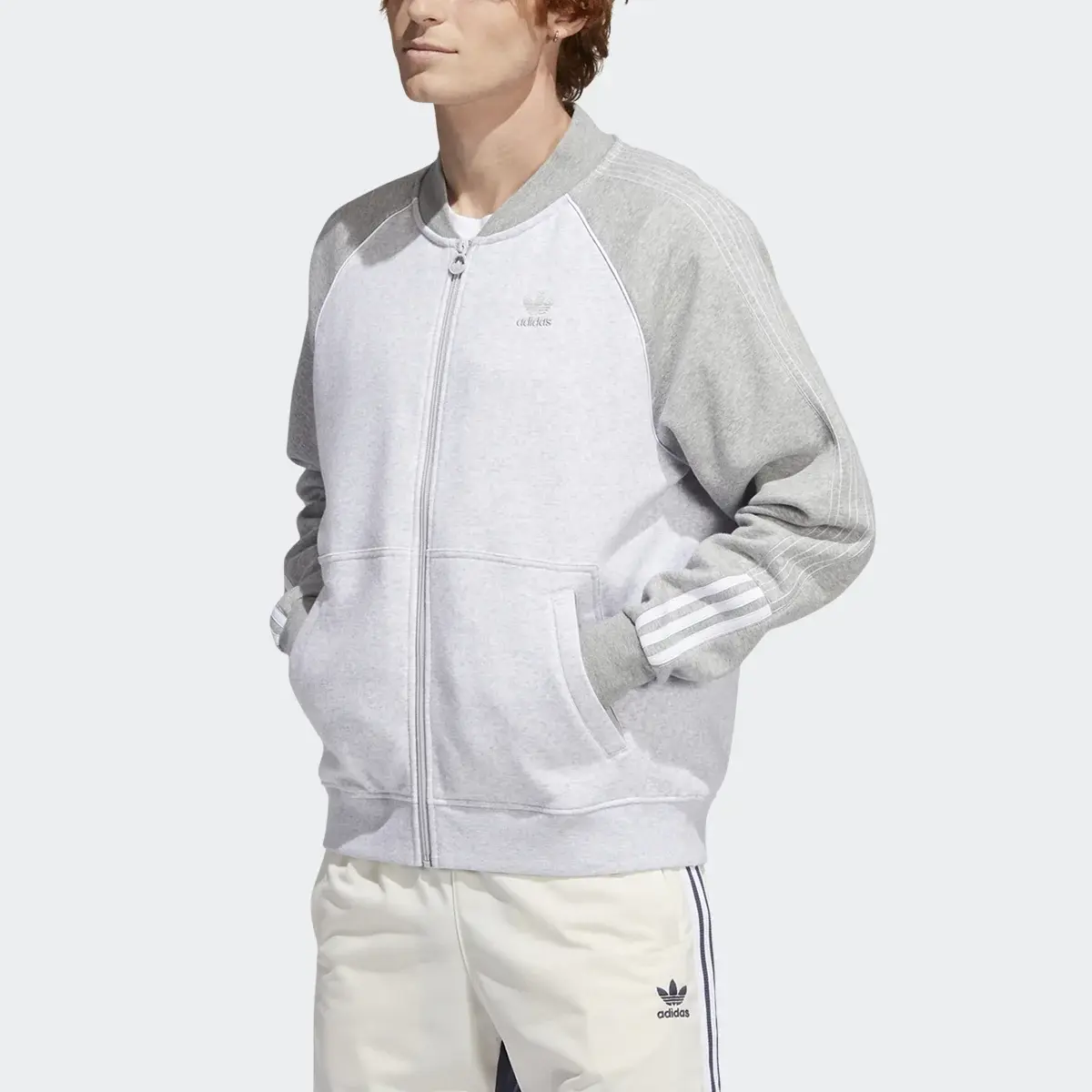 Adidas Fleece SST Track Jacket. 1