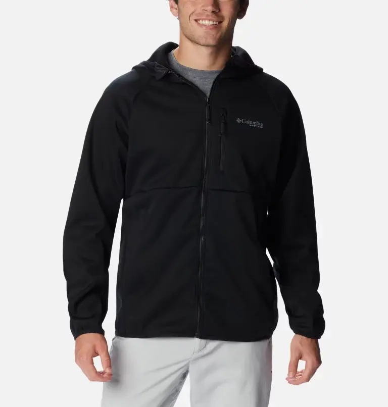 Columbia Men's PFG Terminal™ Stretch Softshell Hooded Jacket. 2