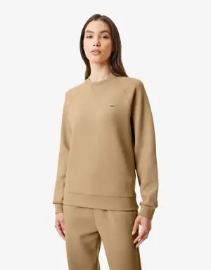 Lacoste Women’s Crew Neck Piqué Sweatshirt