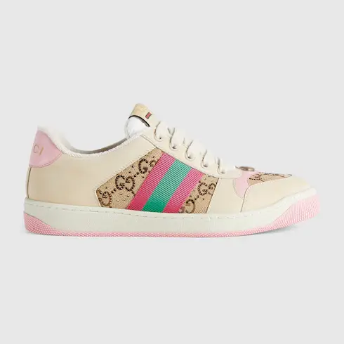 Gucci Women's Screener sneaker with crystals. 1