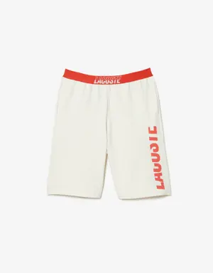 Men’s Lacoste Contrast Logo Waistband Lounge Shorts