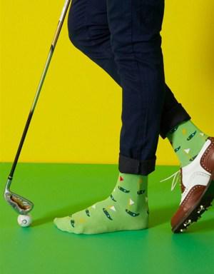 Apron Erkek Golf Basic Spor Çorap Yeşil