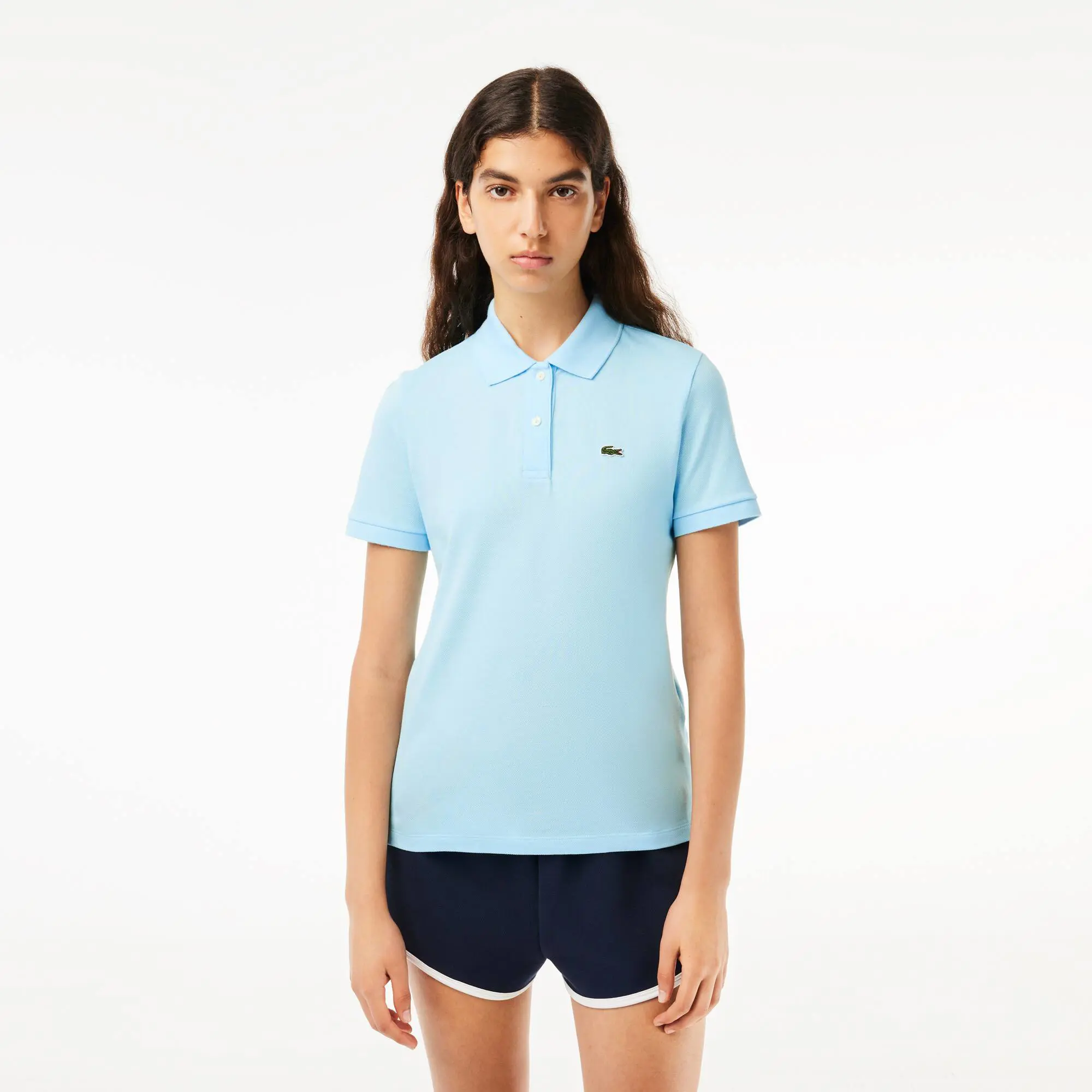 Lacoste Women's Lacoste Regular Fit Soft Cotton Petit Piqué Polo Shirt. 1