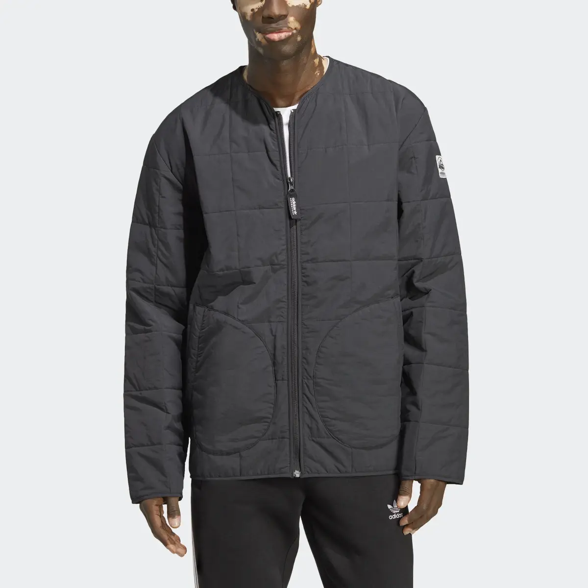 Adidas Adventure FC Quilted Liner Jacket. 1