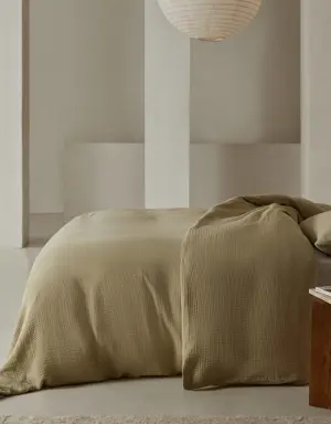 Copripiumino garza di cotone letto 150 cm