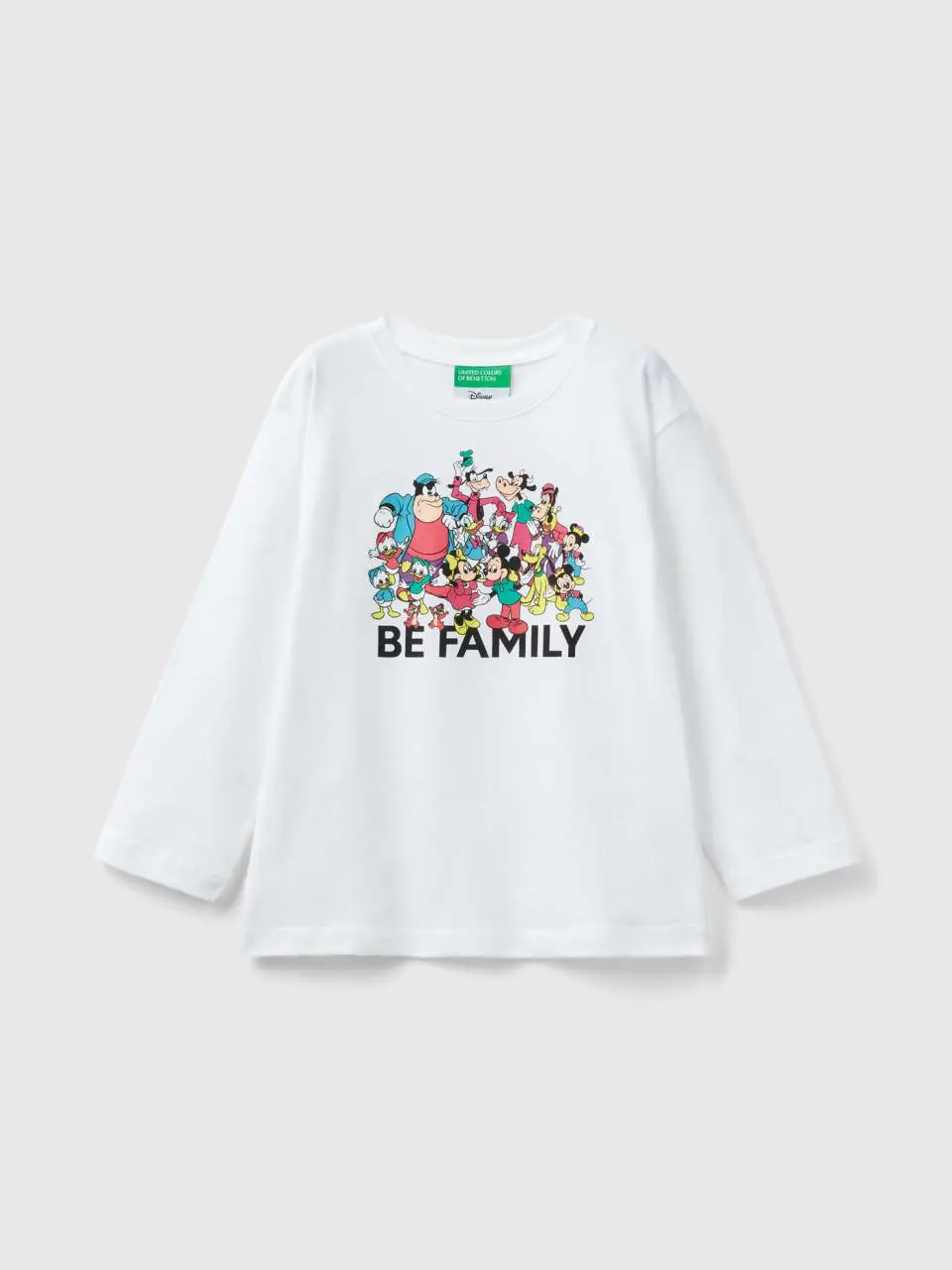 Benetton white oversized fit disney t-shirt. 1