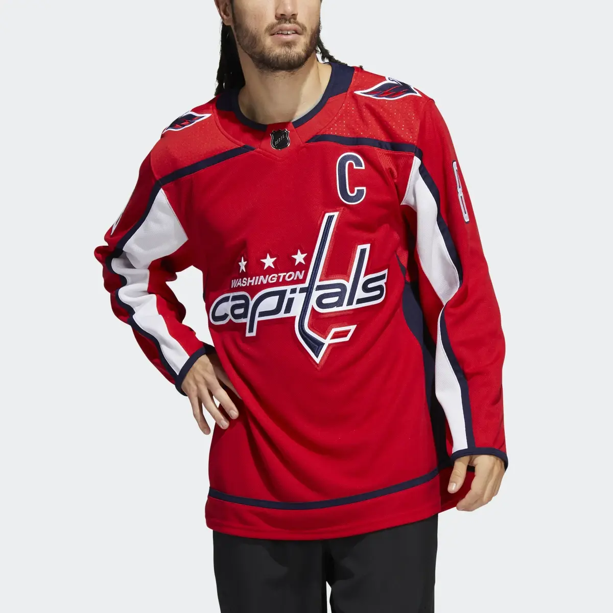 Adidas Capitals Ovechkin Home Authentic Jersey. 1