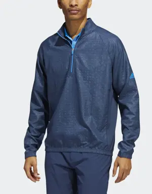 Debossed Quarter-Zip Pullover