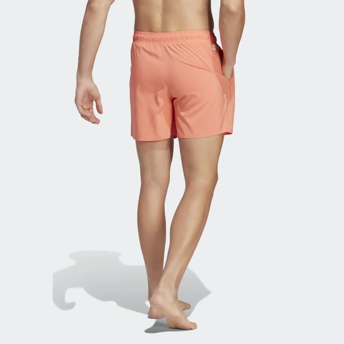 Adidas Short-Length Solid Swim Shorts. 2