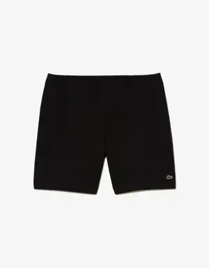 Herren LACOSTE Shorts aus Bio Baumwollfleece in Extragröße