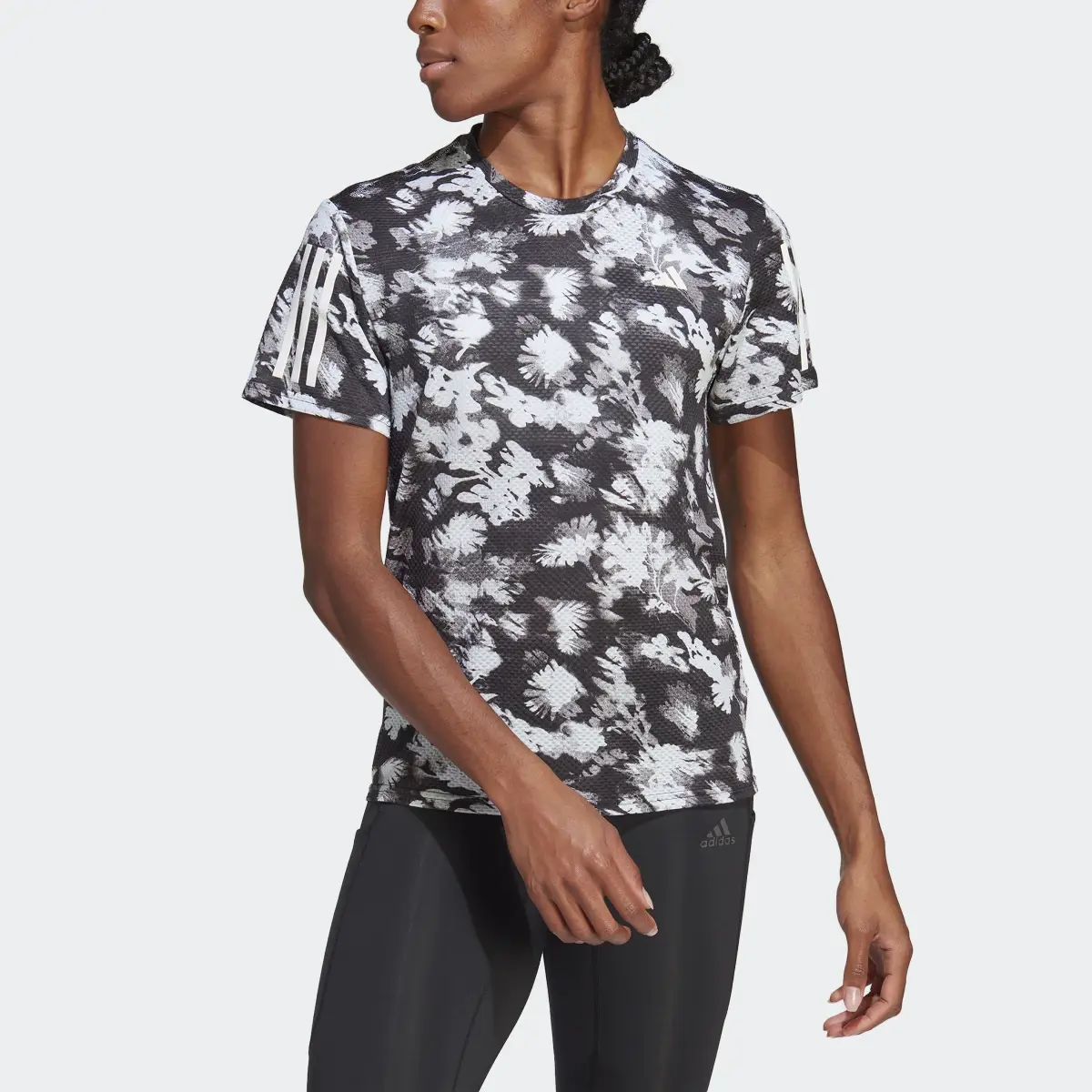 Adidas Own the Run Cooler Summer Running Tee. 1