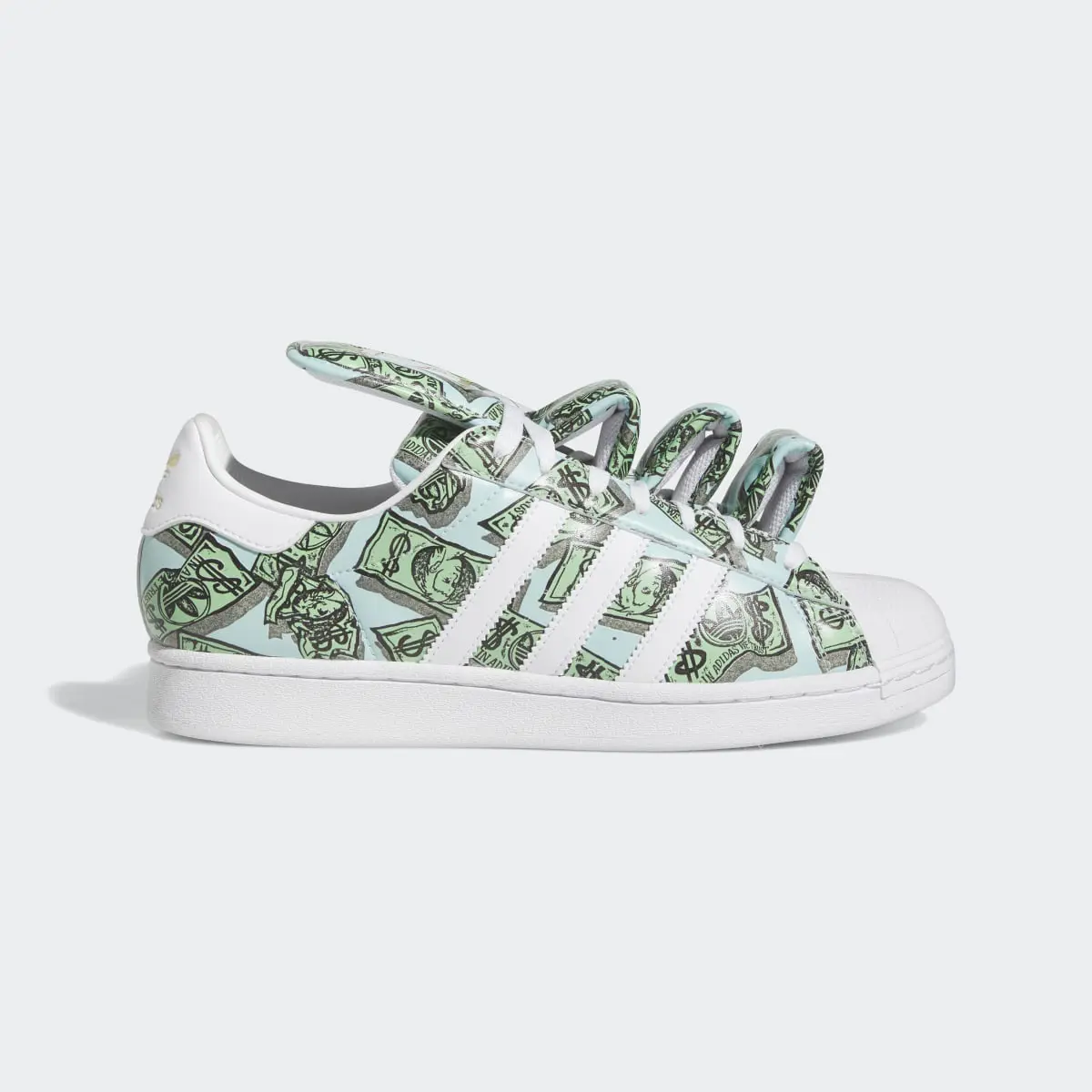 Adidas Jeremy Scott Money Print Superstar Shoes. 2