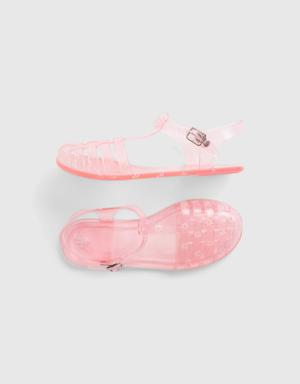 Kids Jelly Sandals pink
