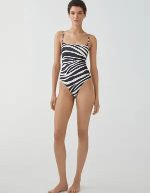 Animal print swimsuit