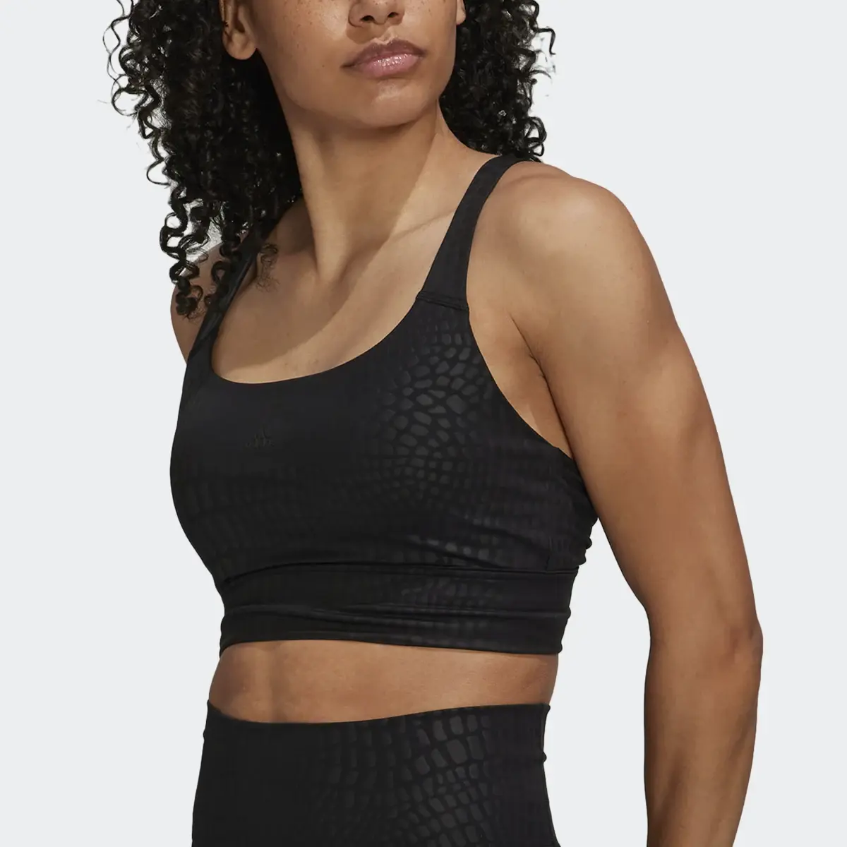 Adidas Brassière Powerimpact Training Longline Maintien moyen. 1