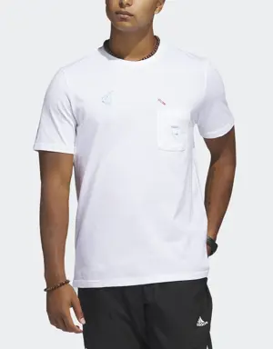 Playera con Bolsillo Change Through Sports Estampada