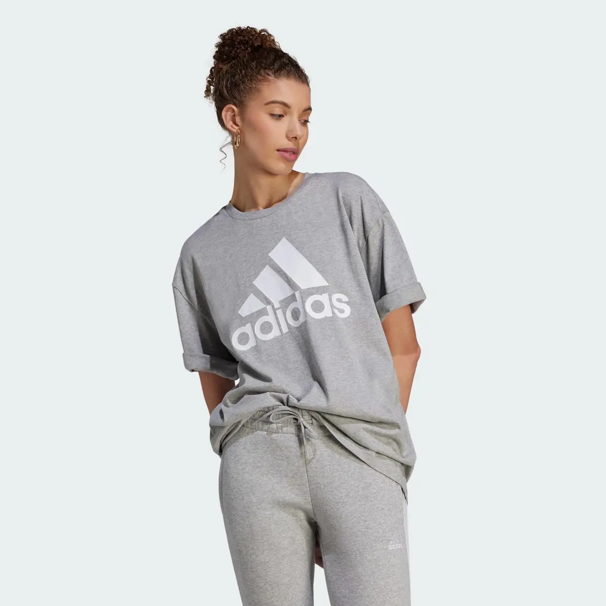 Adidas Camiseta Essentials Big Logo Boyfriend. 2