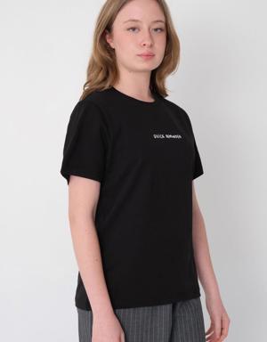 QUİCK REMİNDER Yazılı T-Shirt