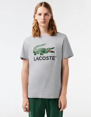 Men's Cotton Jersey Signature Print T-Shirt